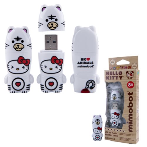 Hello Kitty White Tiger Mimobot USB Flash Drive